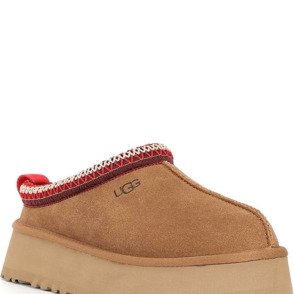 UGG Tan and Red Women's Mules